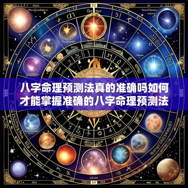 八字命理预测法真的准确吗如何才能掌握准确的八字命理预测法
