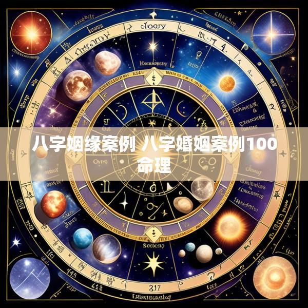 八字姻缘案例 八字婚姻案例100命理