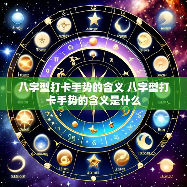 八字型打卡手势的含义 八字型打卡手势的含义是什么