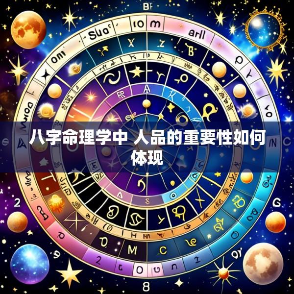 八字命理学中 人品的重要性如何体现