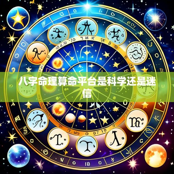 八字命理算命平台是科学还是迷信