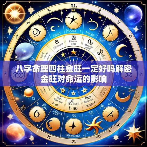 八字命理四柱金旺一定好吗解密金旺对命运的影响