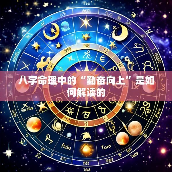 八字命理中的“勤奋向上”是如何解读的