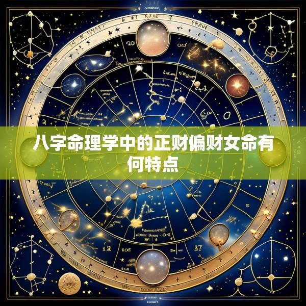 八字命理学中的正财偏财女命有何特点