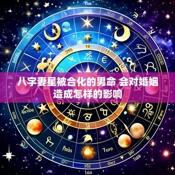 八字妻星被合化的男命 会对婚姻造成怎样的影响