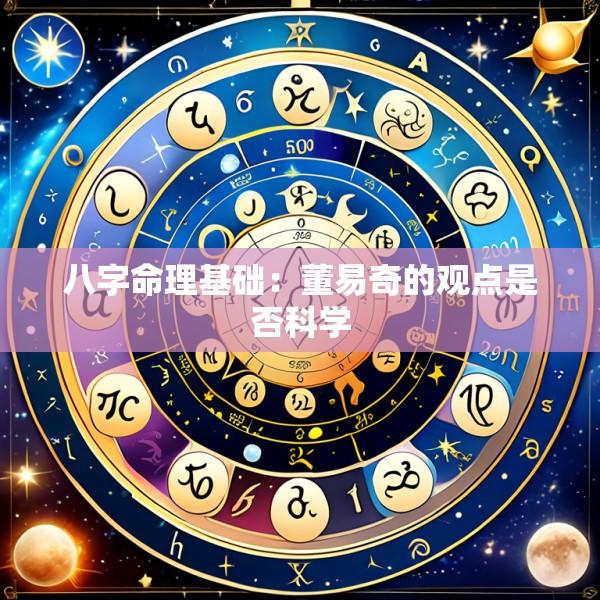 八字命理基础：董易奇的观点是否科学