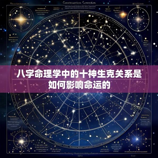 八字命理学中的十神生克关系是如何影响命运的