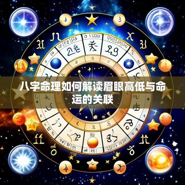 八字命理如何解读眉眼高低与命运的关联