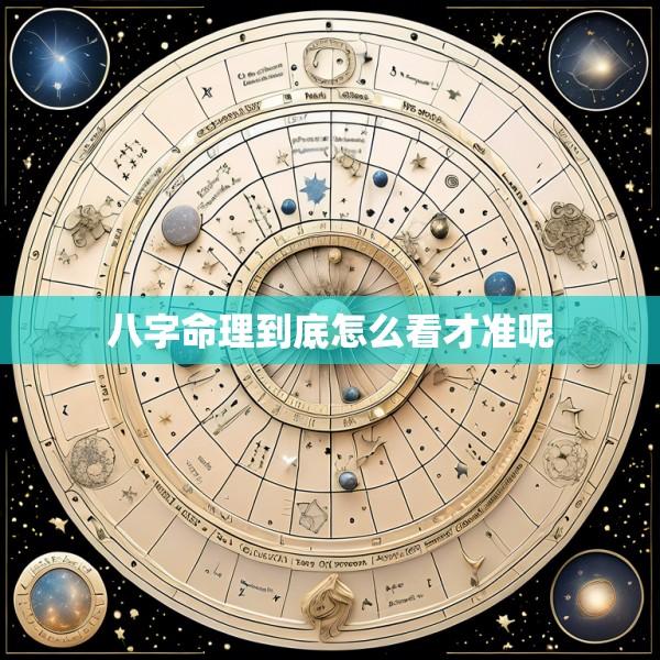 八字命理到底怎么看才准呢