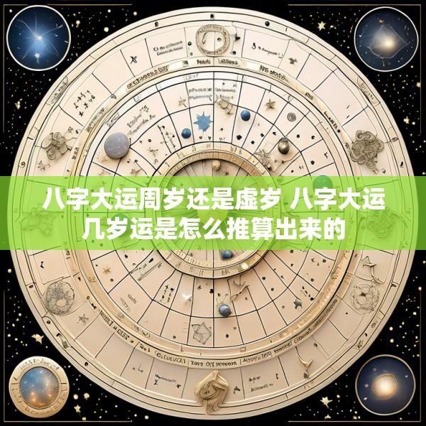 八字大运周岁还是虚岁 八字大运几岁运是怎么推算出来的