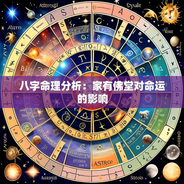 八字命理分析：家有佛堂对命运的影响