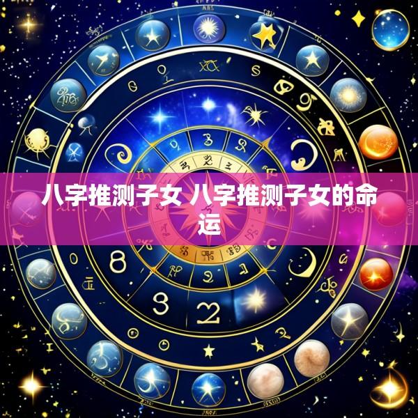 八字推测子女 八字推测子女的命运