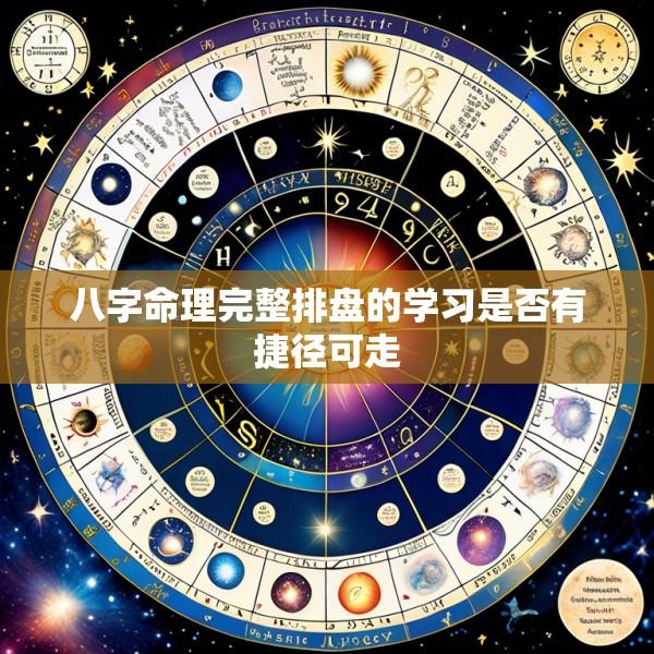 八字命理完整排盘的学习是否有捷径可走