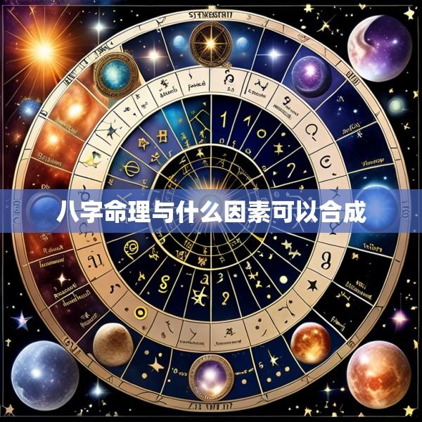 八字命理与什么因素可以合成