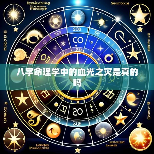 八字命理学中的血光之灾是真的吗