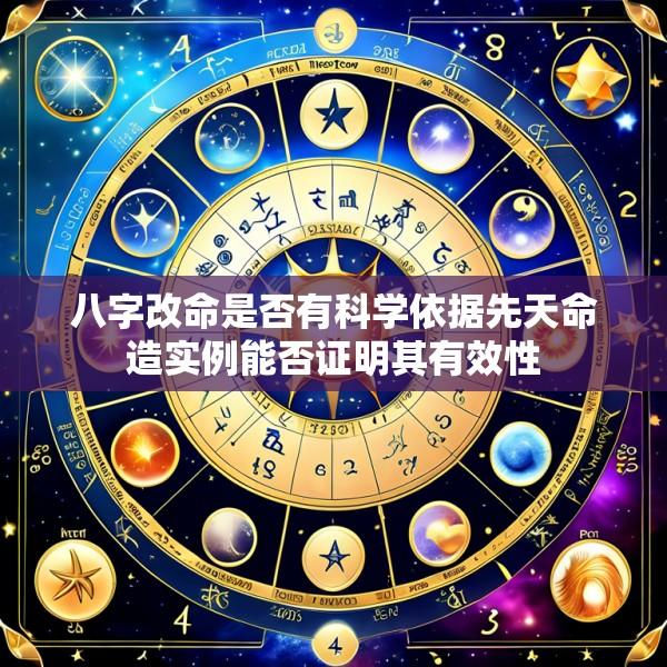 八字改命是否有科学依据先天命造实例能否证明其有效性
