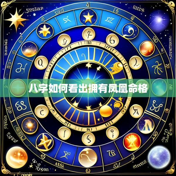 八字如何看出拥有凤凰命格