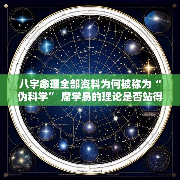 八字命理全部资料为何被称为“伪科学” 席学易的理论是否站得住脚