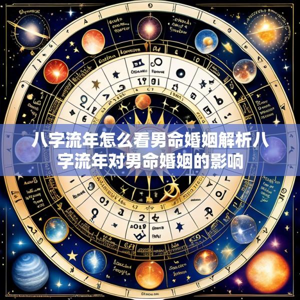 八字流年怎么看男命婚姻解析八字流年对男命婚姻的影响