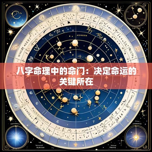 八字命理中的命门：决定命运的关键所在