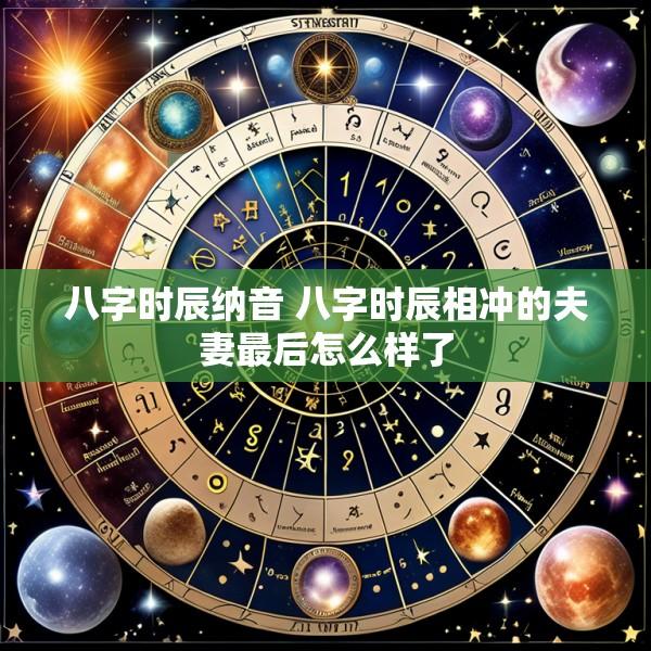 八字时辰纳音 八字时辰相冲的夫妻最后怎么样了
