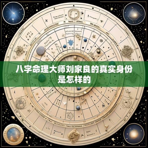 八字命理大师刘家良的真实身份是怎样的