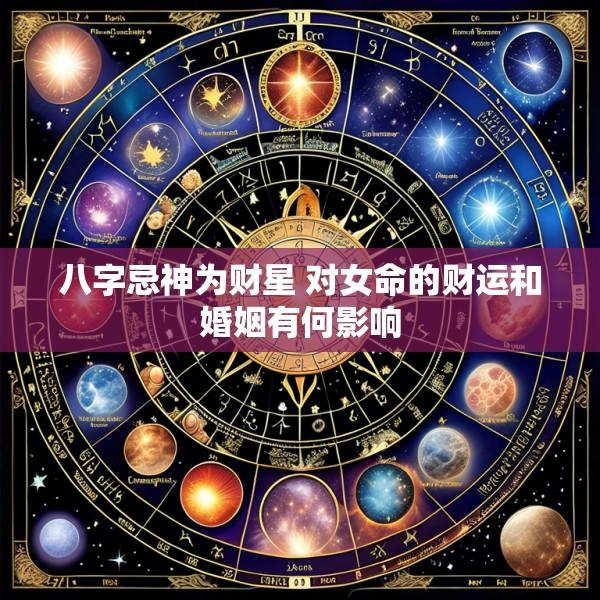 八字忌神为财星 对女命的财运和婚姻有何影响