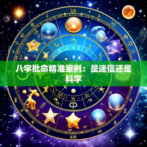 八字批命精准案例：是迷信还是科学
