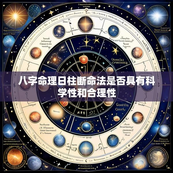八字命理日柱断命法是否具有科学性和合理性