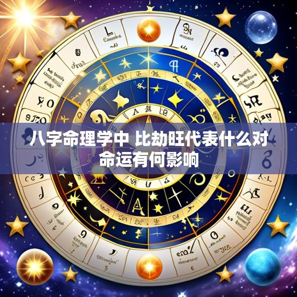 八字命理学中 比劫旺代表什么对命运有何影响