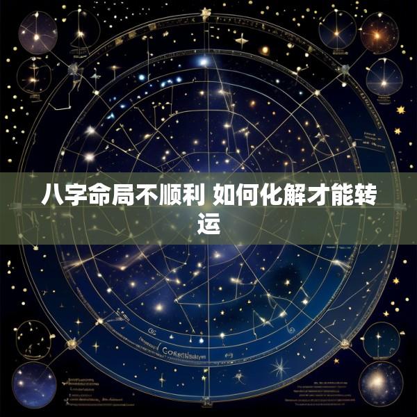 八字命局不顺利 如何化解才能转运