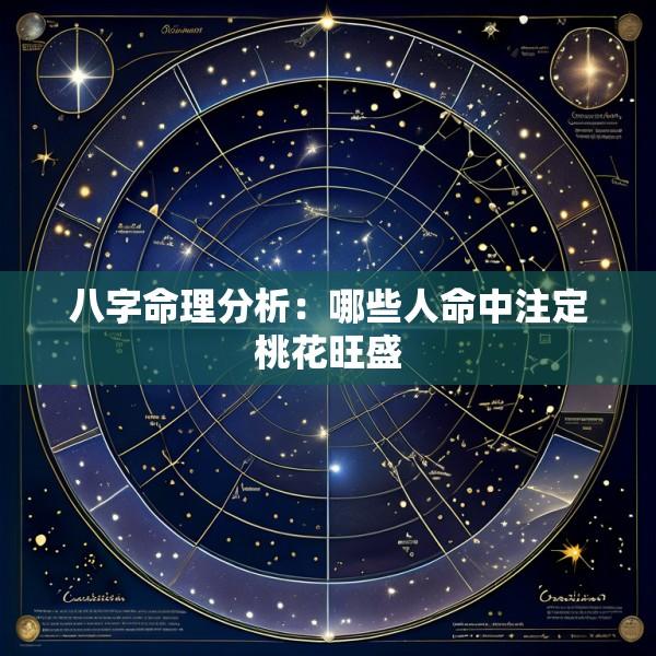 八字命理分析：哪些人命中注定桃花旺盛