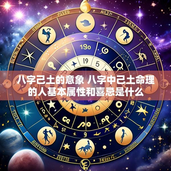 八字己土的意象 八字中己土命理的人基本属性和喜忌是什么