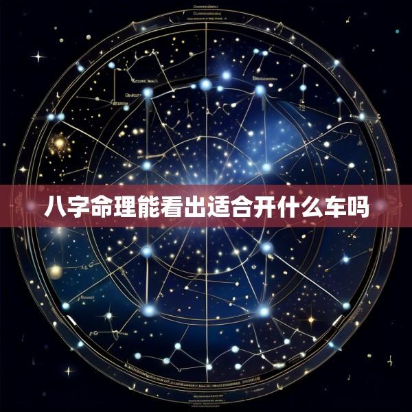 八字命理能看出适合开什么车吗