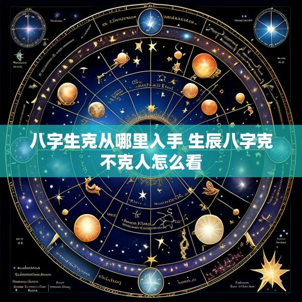 八字生克从哪里入手 生辰八字克不克人怎么看