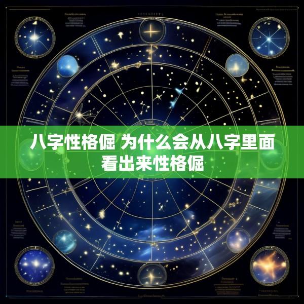 八字性格倔 为什么会从八字里面看出来性格倔