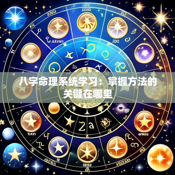 八字命理系统学习：掌握方法的关键在哪里