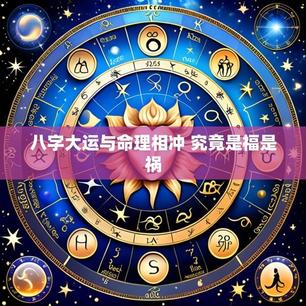 八字大运与命理相冲 究竟是福是祸
