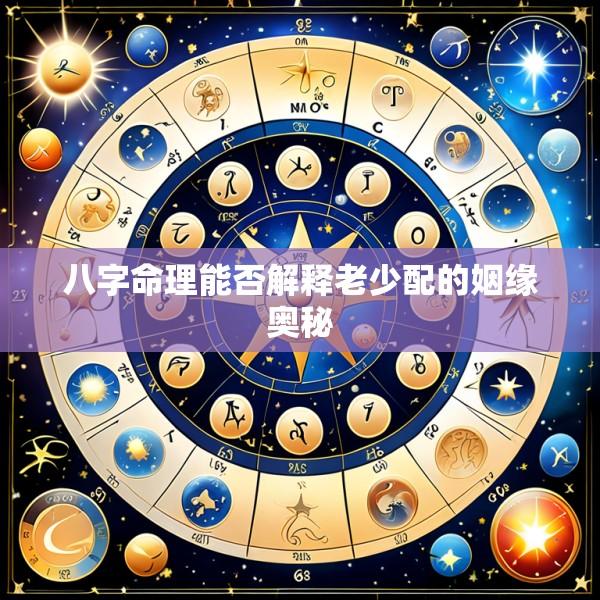 八字命理能否解释老少配的姻缘奥秘