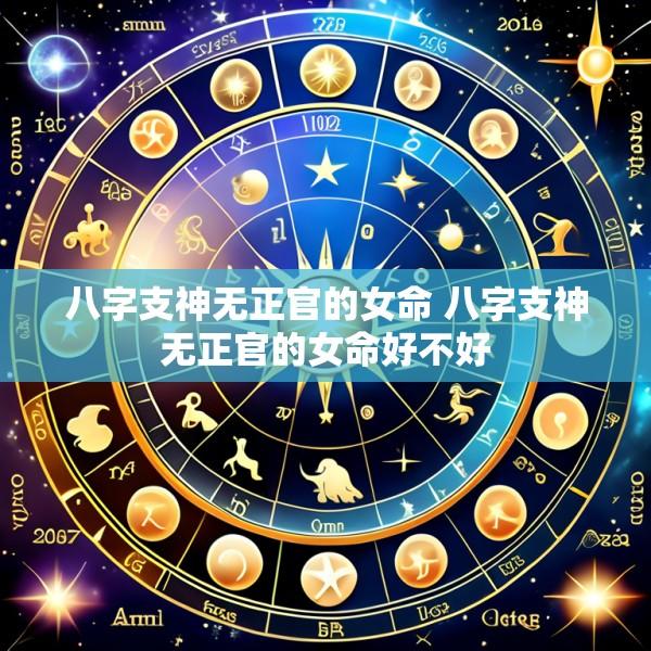 八字支神无正官的女命 八字支神无正官的女命好不好