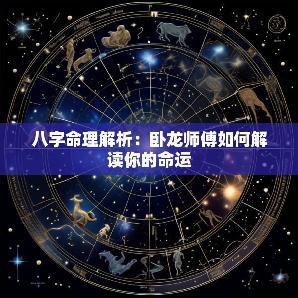 八字命理解析：卧龙师傅如何解读你的命运