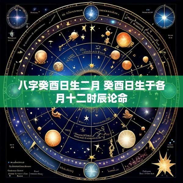 八字癸酉日生二月 癸酉日生于各月十二时辰论命