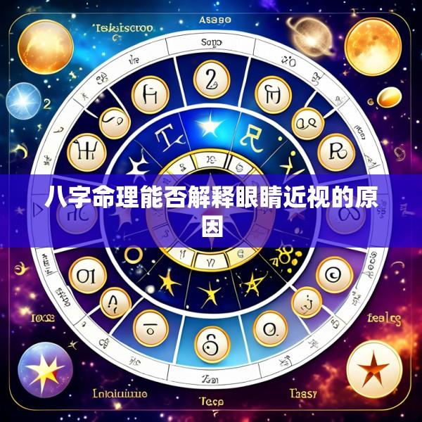八字命理能否解释眼睛近视的原因