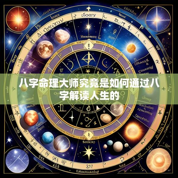 八字命理大师究竟是如何通过八字解读人生的