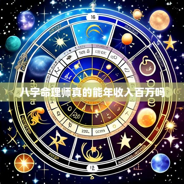 八字命理师真的能年收入百万吗