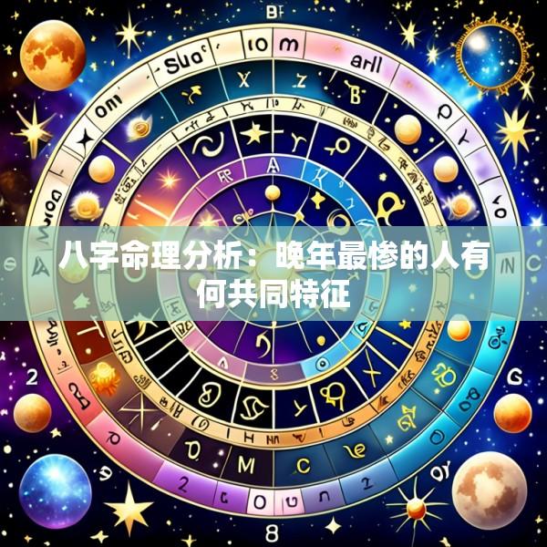 八字命理分析：晚年最惨的人有何共同特征