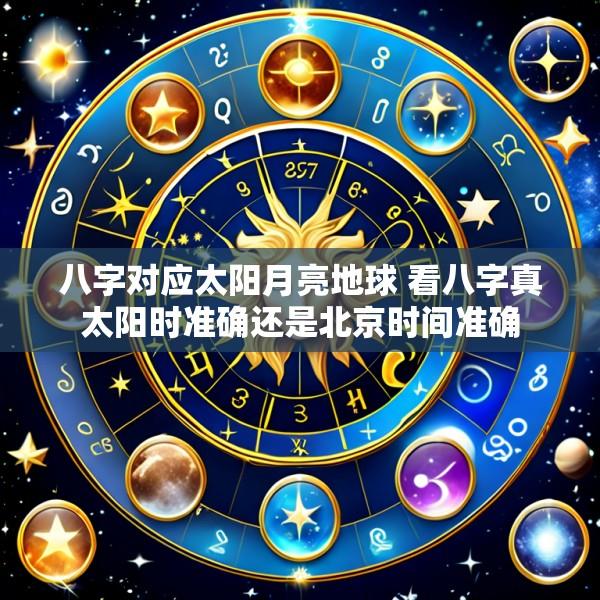 八字对应太阳月亮地球 看八字真太阳时准确还是北京时间准确