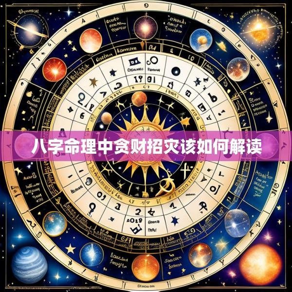 八字命理中贪财招灾该如何解读