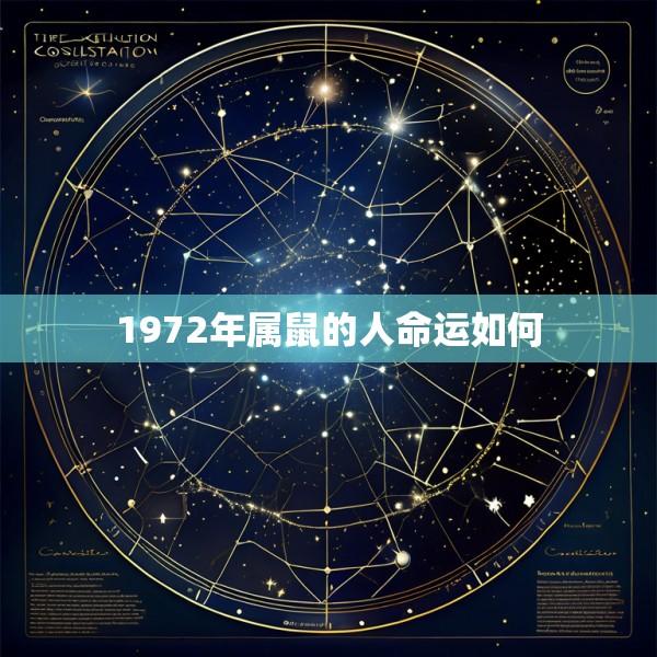 1972年属鼠的人命运如何