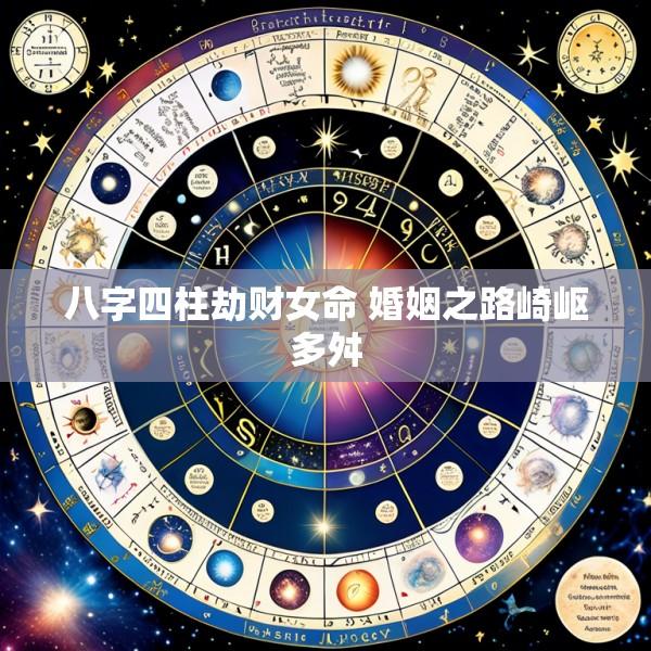 八字四柱劫财女命 婚姻之路崎岖多舛
